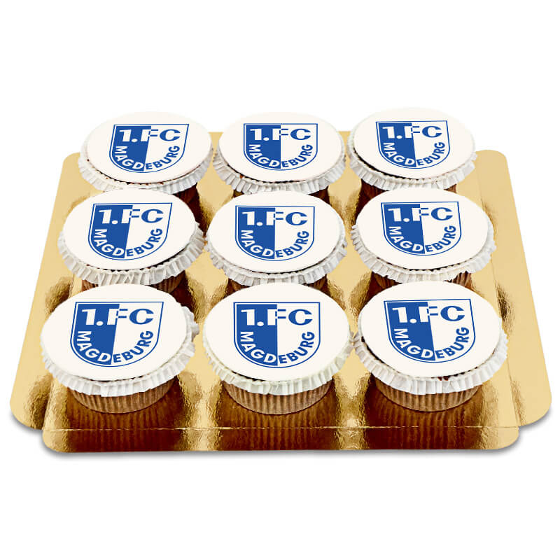 1. FC Magdeburg Cupcakes (9 Stück)