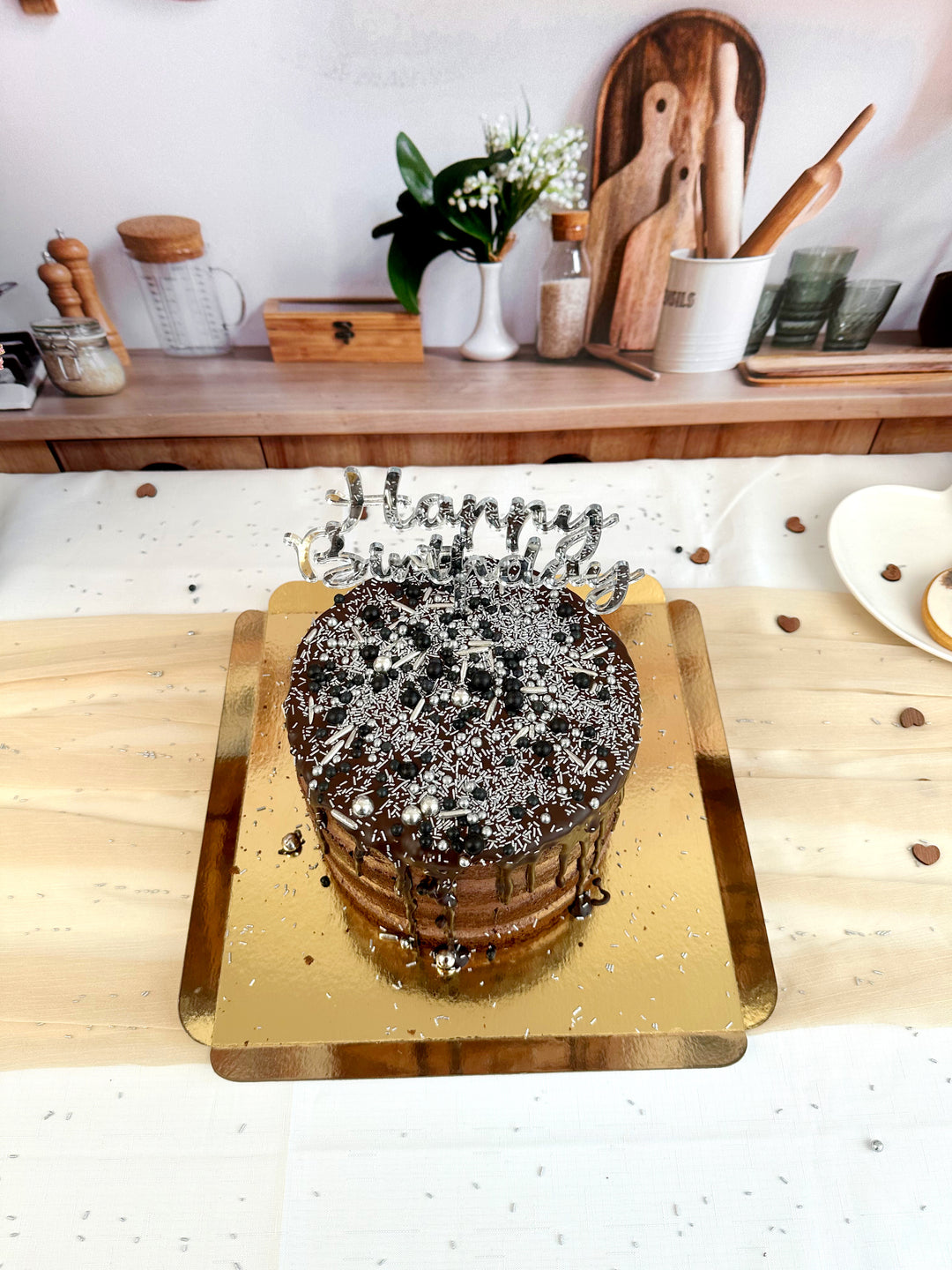 Schokoladiger Naked Cake - verschiedene Größen