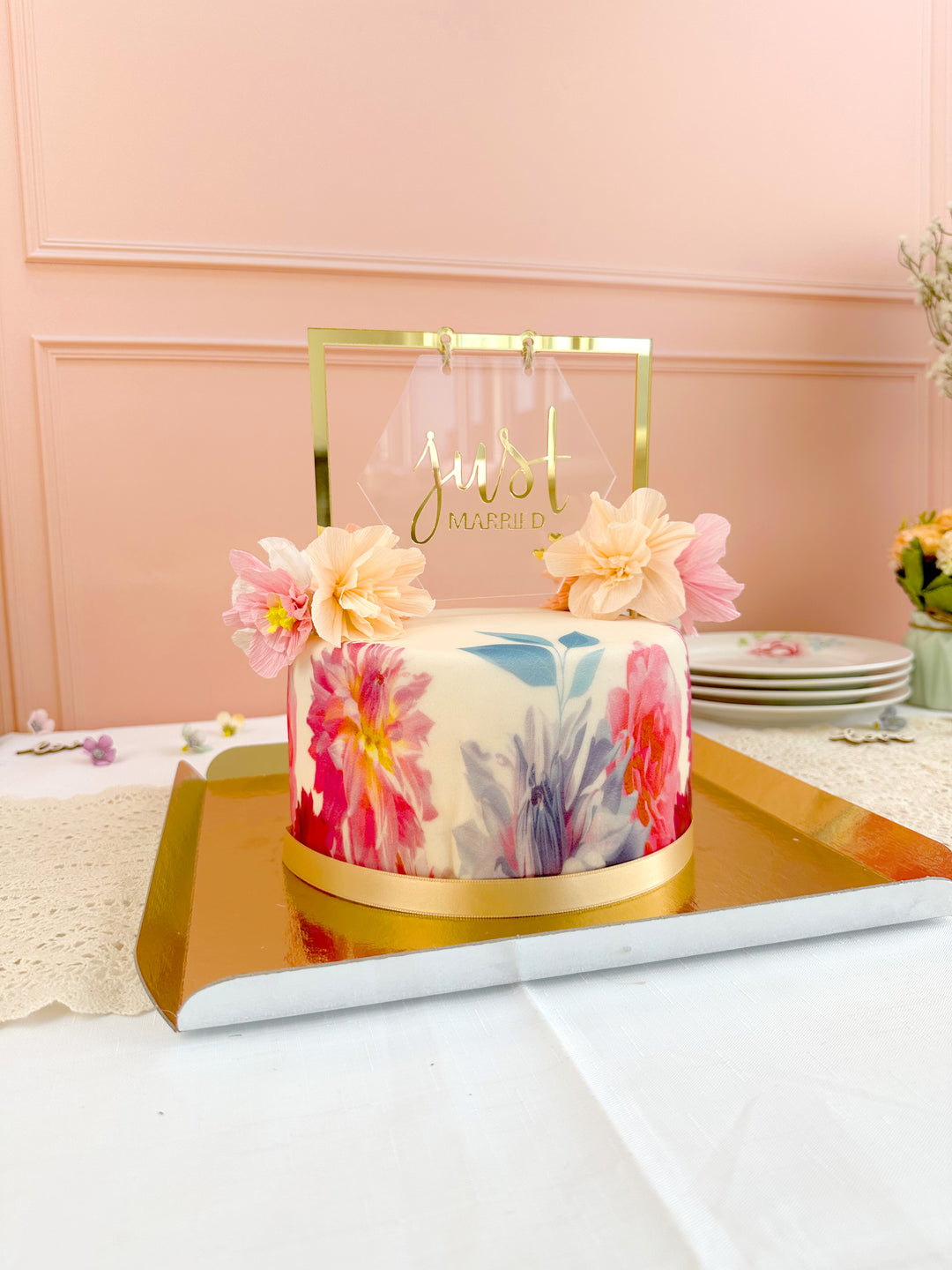 Deluxe Blumen-Torte