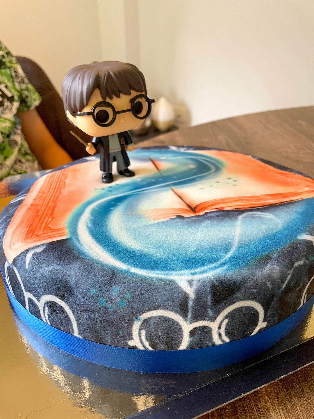 Harry Potter® auf blauer Zauber-Torte