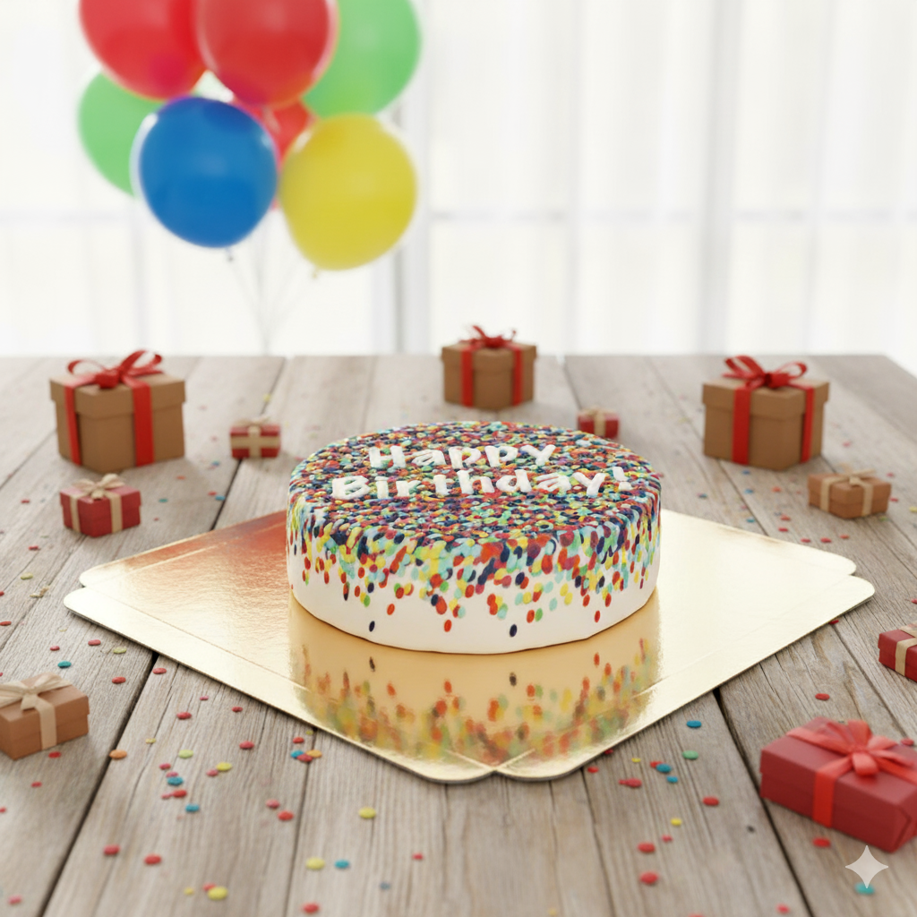Konfetti-Torte