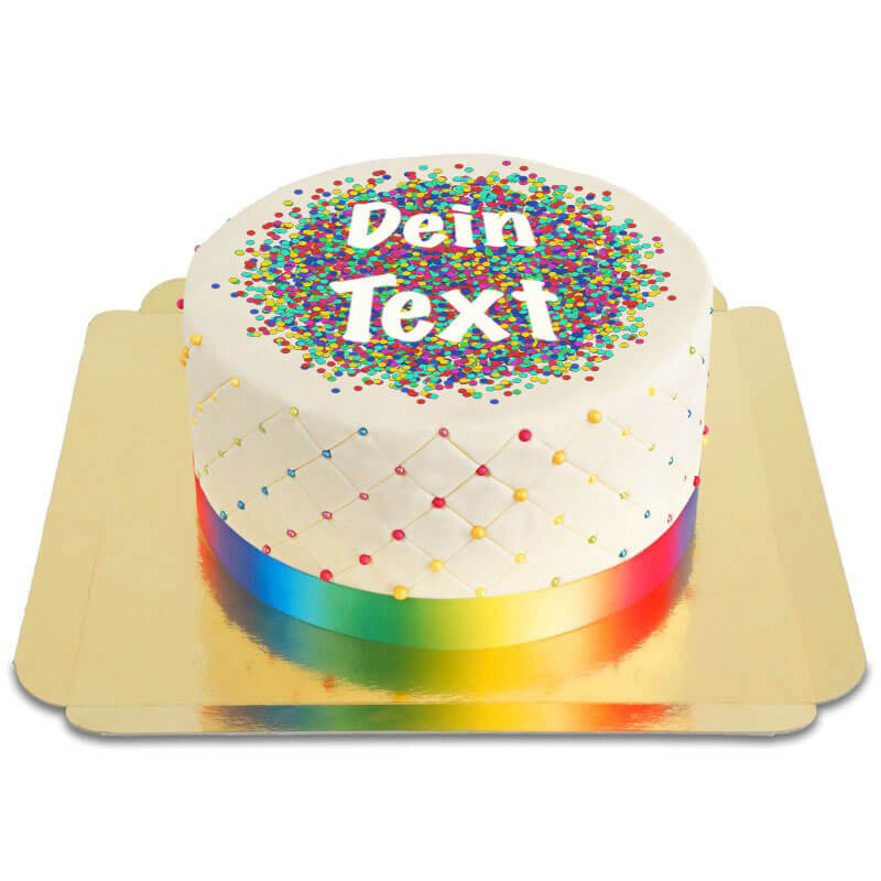 Deluxe Konfetti-Torte