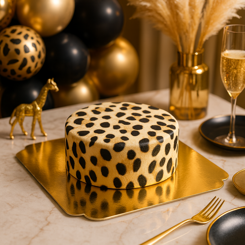 Leopard-Muster Torte