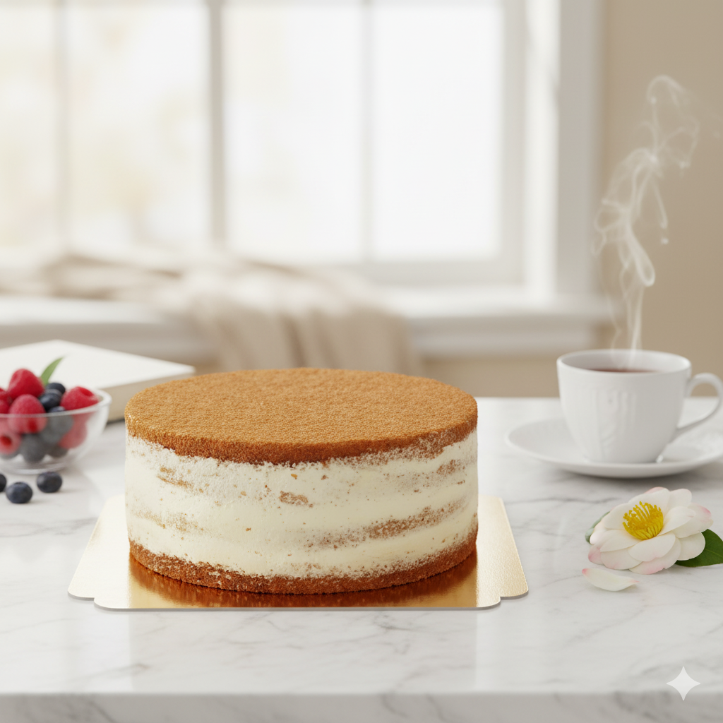 Naked Cake Vanille/Himbeere - verschiedene Größen