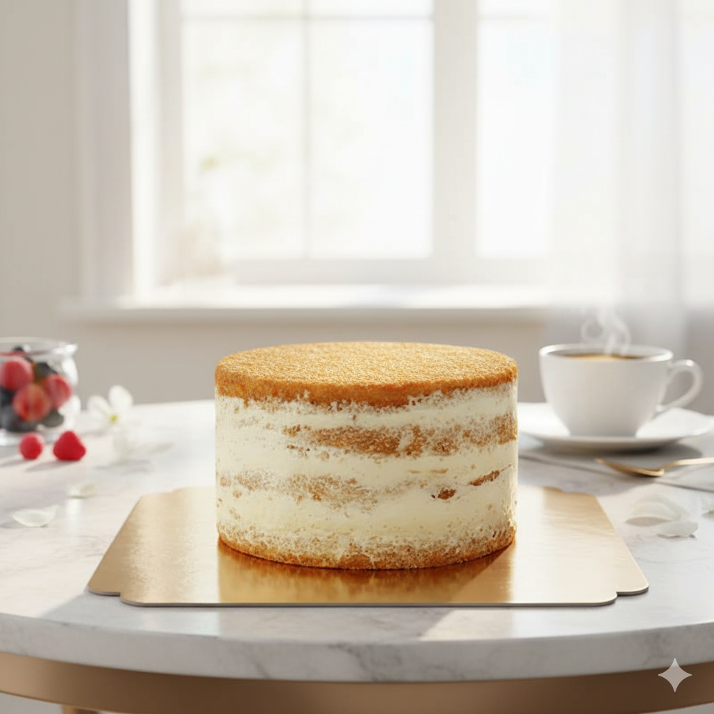 Naked Cake Vanille/Himbeere - verschiedene Größen