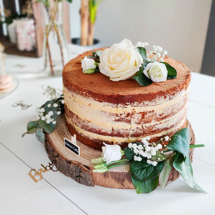 Naked Cake Vanille/Himbeere - verschiedene Größen
