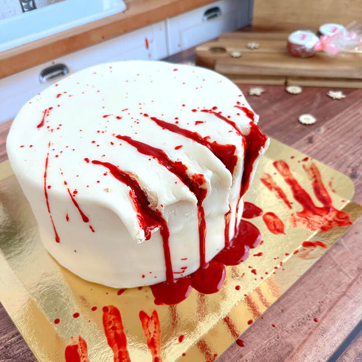 Blutige Halloween Torte
