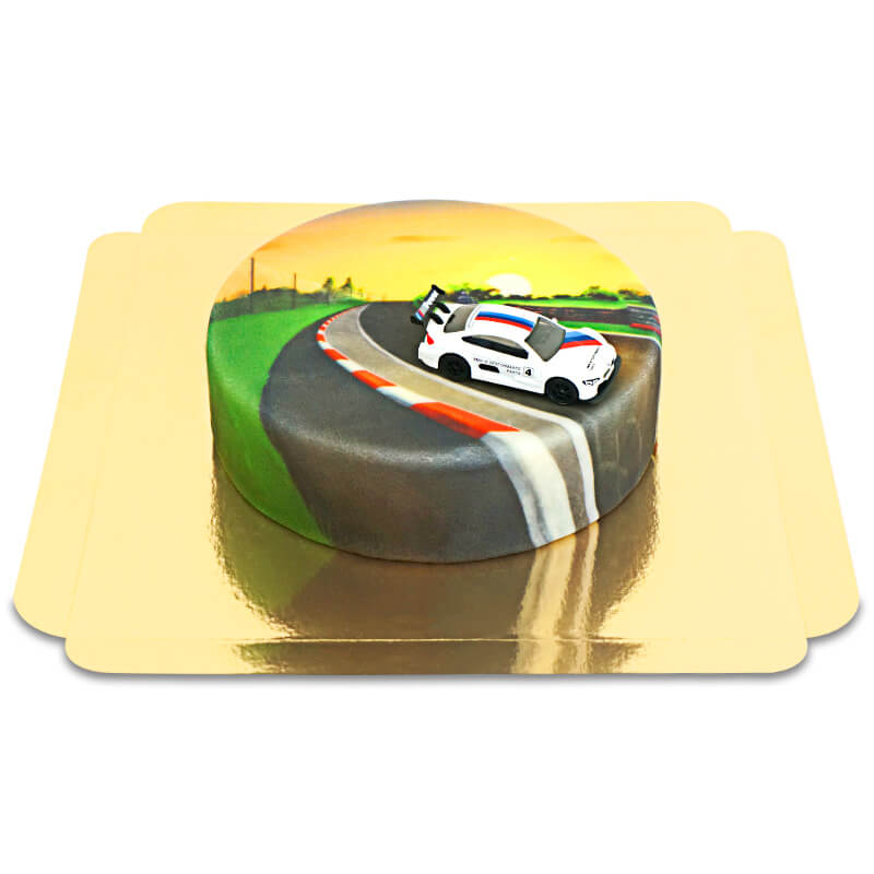 BMW®-Spielzeugauto auf Torte