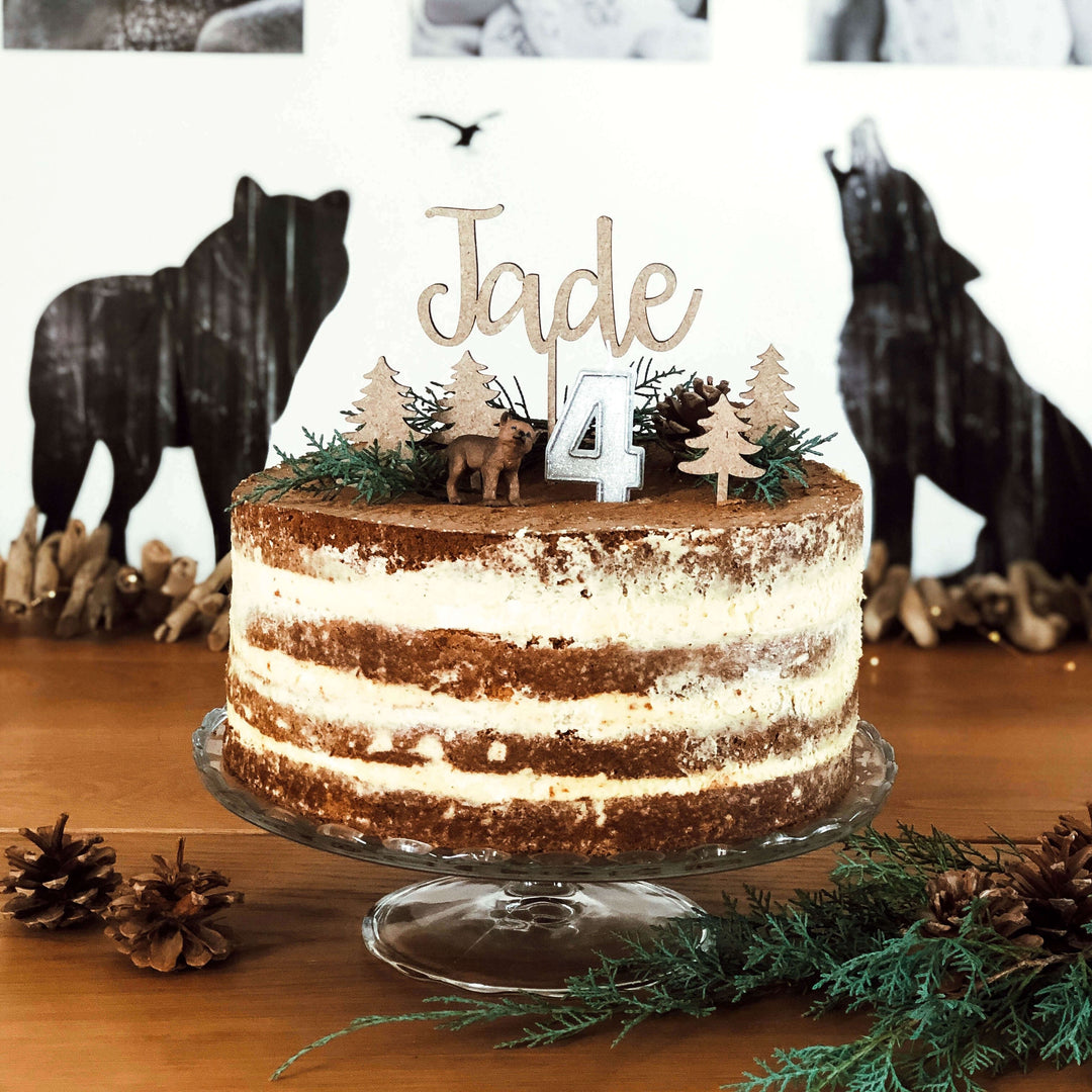 Naked Cake groß - Vanille/Himbeere