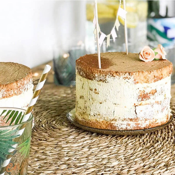 Naked Cake Vanille/Himbeere - verschiedene Größen