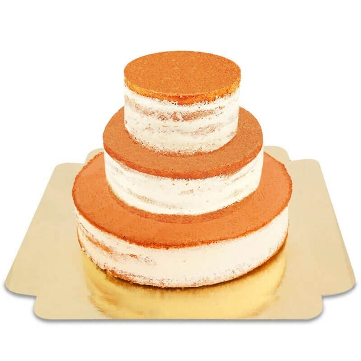 Naked Cake Vanille/Himbeere - verschiedene Größen