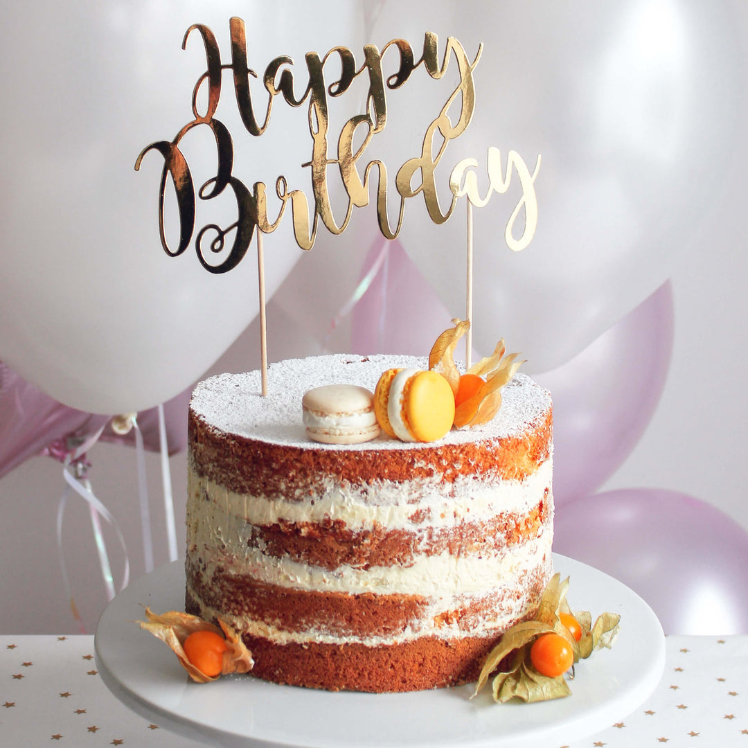 Naked Cake Vanille/Himbeere - verschiedene Größen