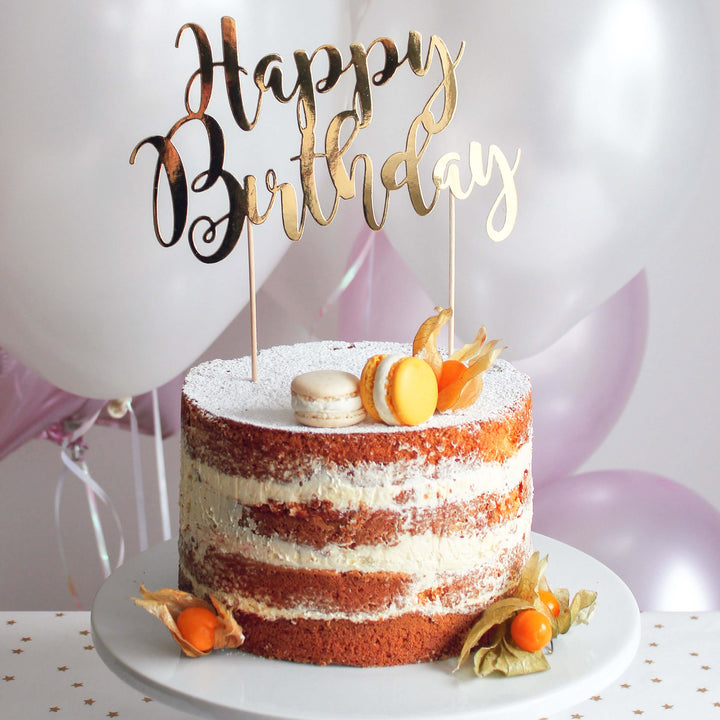 Naked Cake Vanille/Himbeere - verschiedene Größen