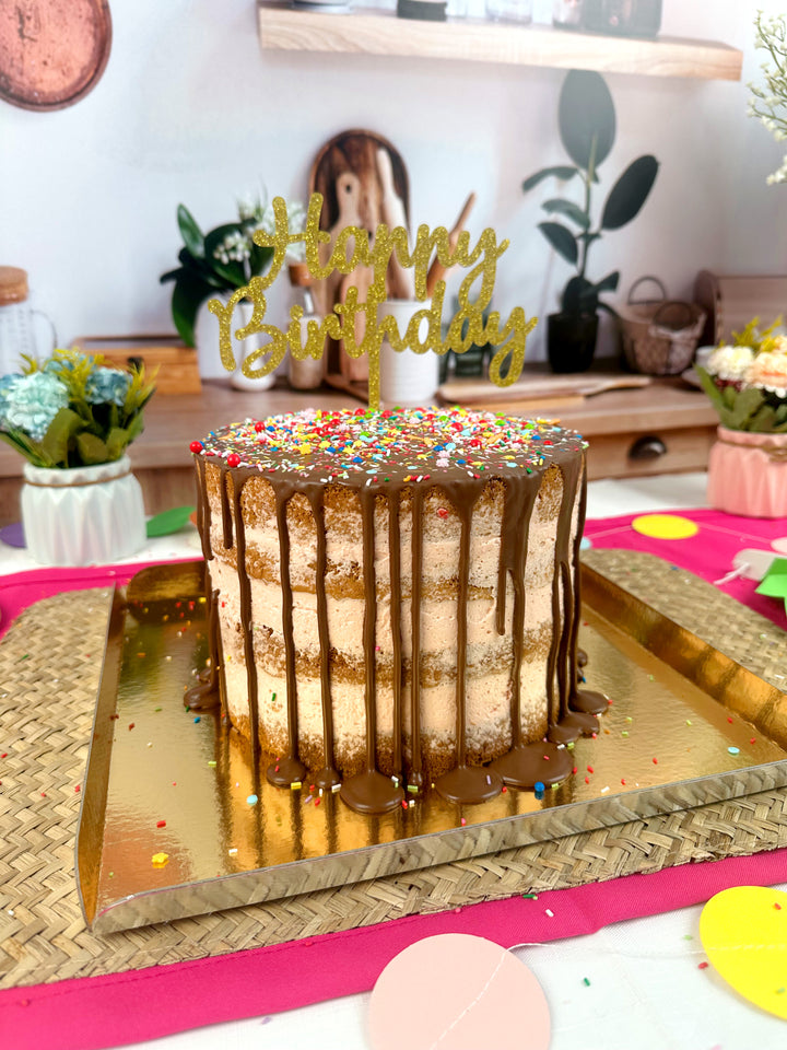 Naked Cake Vanille/Himbeere - verschiedene Größen
