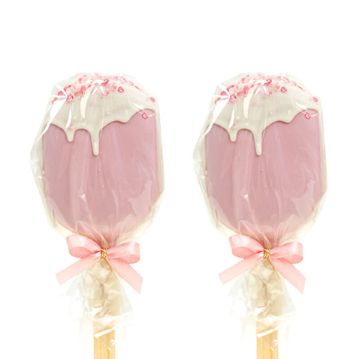 Valentinstags-Cake-Popsicle Rosa (10 Stück)
